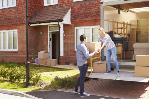 Packing and protecting household items for a Belsize Park relocation