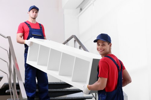 Careful handling of furniture during a Belsize Park move