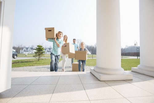 Customer raising a complaint during a removal service review