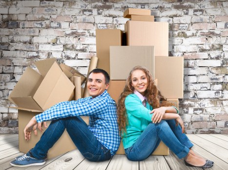 Protective wrapping used during furniture removals in Belsize Park
