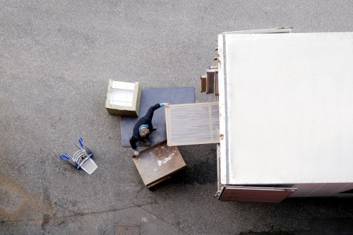 Supervisor reviewing safety procedures during a relocation