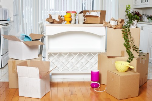 Removals company managing a residential move in Belsizepark