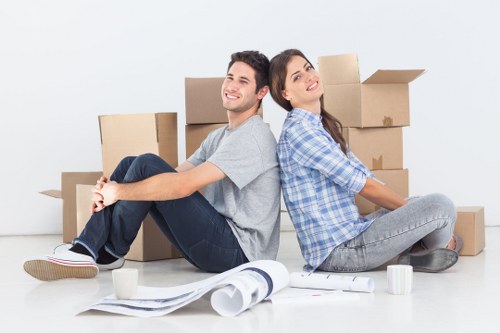 Local moving team handling a flat relocation in Belsize Park
