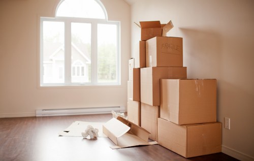 Moving day logistics and access planning in Belsize Park