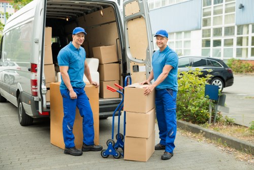 Protective packing materials used for removals in Belsizepark