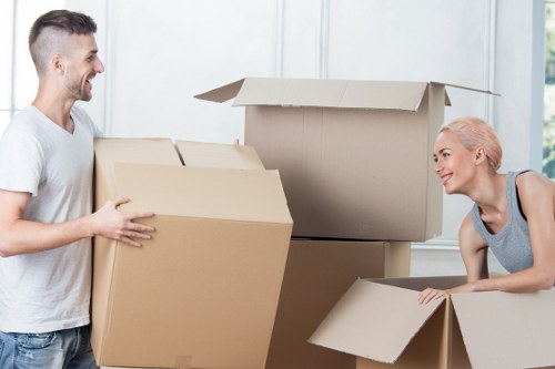 Professional van loading service for Belsizepark moves
