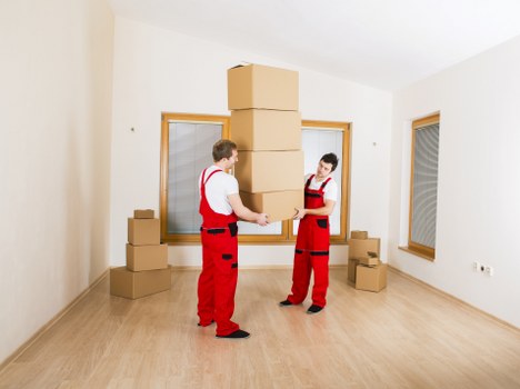 Furniture loading support for a Belsize Park relocation